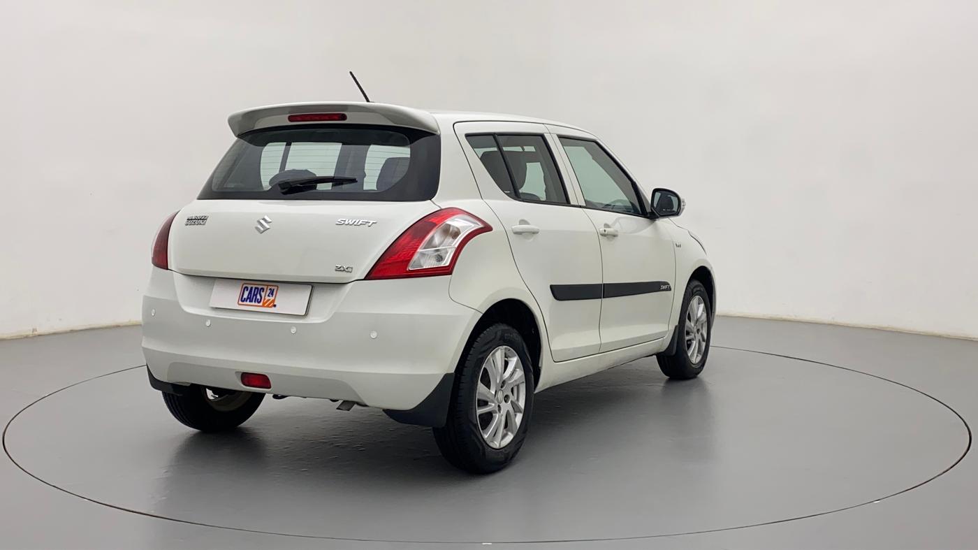 2012 Maruti Swift ZXI D, Petrol, Manual, 80,028 km, Right Back Diagonal (45- Degree) View