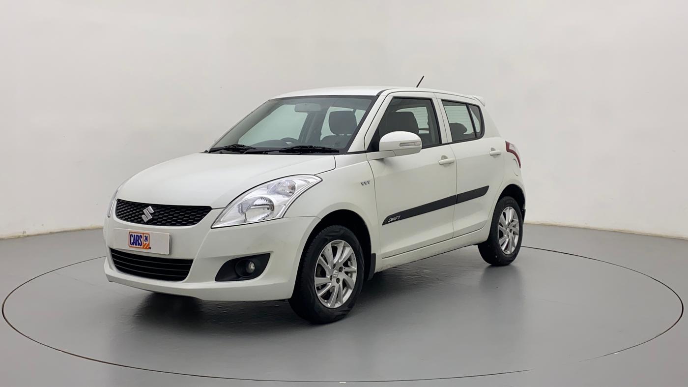 2012 Maruti Swift ZXI D, Petrol, Manual, 80,028 km, Left Front Diagonal (45- Degree) View