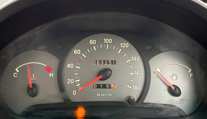 2010 Hyundai Santro Xing GLS, Petrol, Manual, 63,231 km, Odometer Image