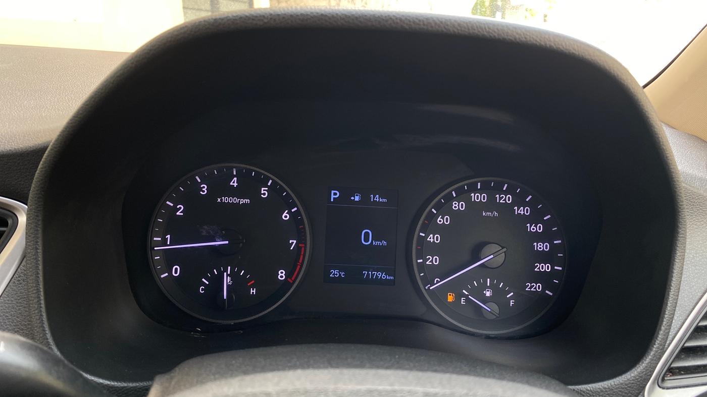 2018 Hyundai Verna 1.6 VTVT SX (O) AT, Petrol, Automatic, 71,791 km, Odometer Image