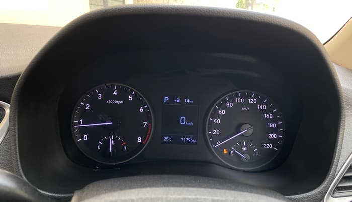 2018 Hyundai Verna 1.6 VTVT SX (O) AT, Petrol, Automatic, 71,791 km, Odometer Image