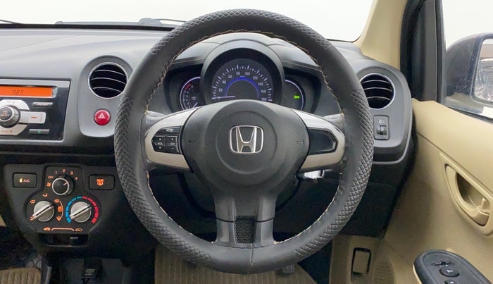 2015 Honda Brio S MT, Petrol, Manual, 45,930 km, Steering Wheel Close Up