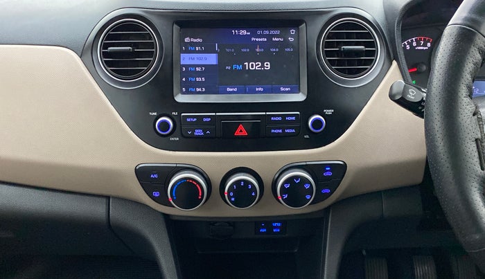 2017 Hyundai Grand i10 SPORTZ 1.2 KAPPA VTVT, Petrol, Manual, 45,451 km, Air Conditioner