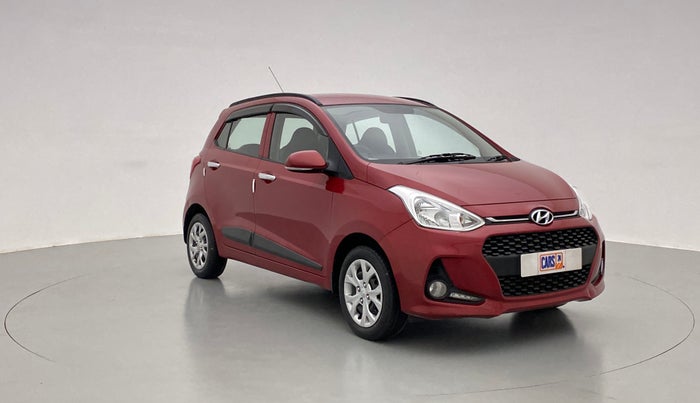 2017 Hyundai Grand i10 SPORTZ 1.2 KAPPA VTVT, Petrol, Manual, 45,451 km, Right Front Diagonal