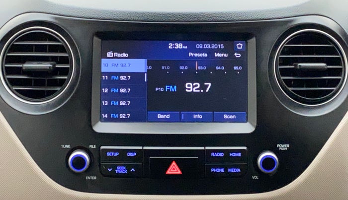 2017 Hyundai Grand i10 SPORTZ AT 1.2 KAPPA VTVT, Petrol, Automatic, 47,224 km, Infotainment System
