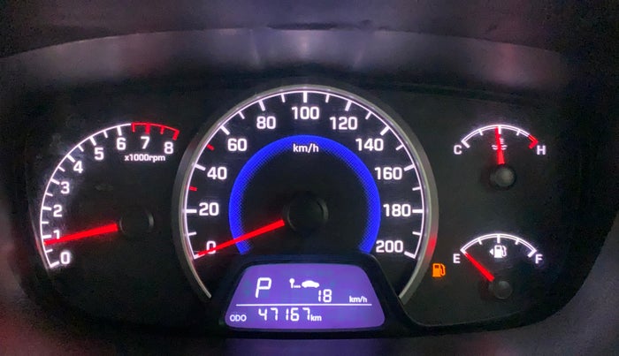 2017 Hyundai Grand i10 SPORTZ AT 1.2 KAPPA VTVT, Petrol, Automatic, 47,224 km, Odometer Image