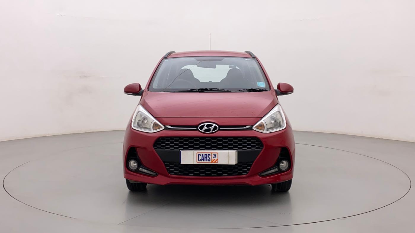 2017 Hyundai Grand i10 SPORTZ AT 1.2 KAPPA VTVT, Petrol, Automatic, 47,224 km, Front
