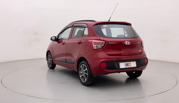 2017 Hyundai Grand i10 SPORTZ AT 1.2 KAPPA VTVT, Petrol, Automatic, 47,224 km, Left Back Diagonal