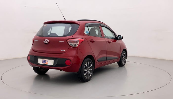 2017 Hyundai Grand i10 SPORTZ AT 1.2 KAPPA VTVT, Petrol, Automatic, 47,224 km, Right Back Diagonal