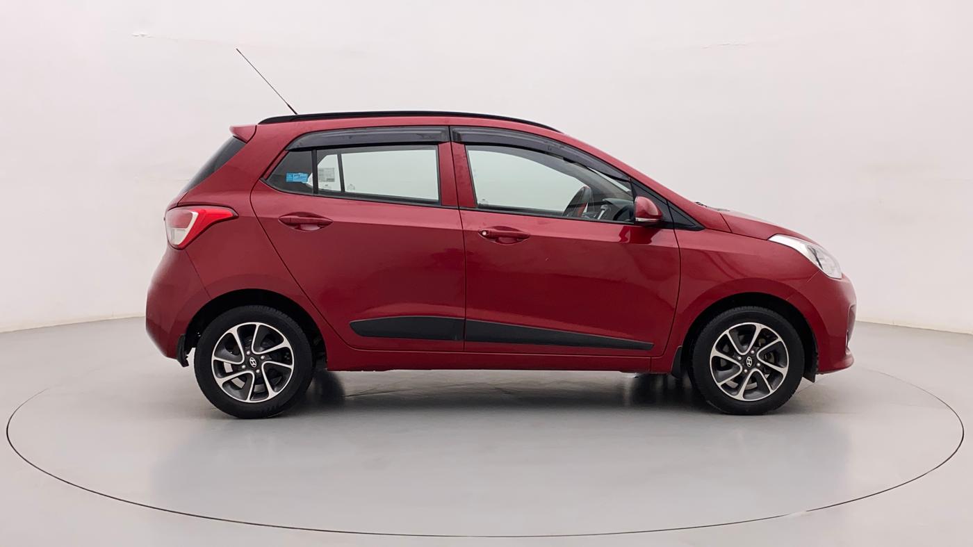 2017 Hyundai Grand i10 SPORTZ AT 1.2 KAPPA VTVT, Petrol, Automatic, 47,224 km, Right Side View