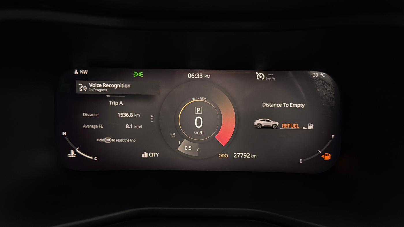 2025 Tata Curvv Accomplished S 1.2 Petrol 7DCA, Petrol, Automatic, 27,791 km, Odometer Image