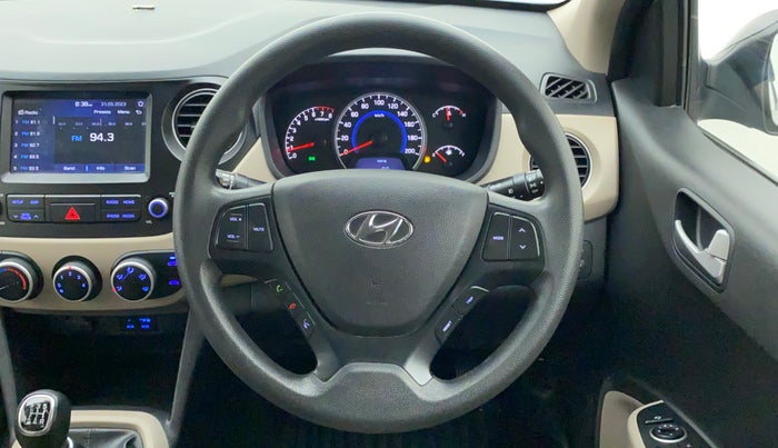 2018 Hyundai Grand i10 SPORTZ (O) 1.2 KAPPA VTVT, Petrol, Manual, 28,031 km, Steering Wheel Close Up