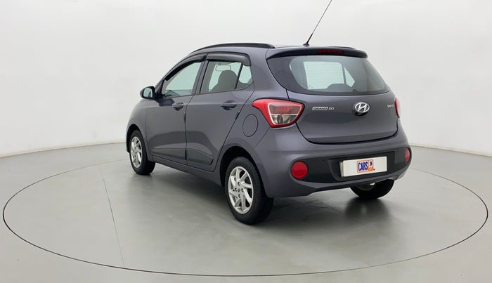2018 Hyundai Grand i10 SPORTZ (O) 1.2 KAPPA VTVT, Petrol, Manual, 28,031 km, Left Back Diagonal