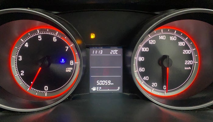 2021 Maruti Swift ZXI, Petrol, Manual, 50,059 km, Odometer Image