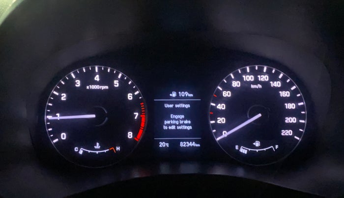 2019 Hyundai Creta SX (O) EXECUTIVE 1.6 PETROL, Petrol, Manual, 82,325 km, Odometer Image