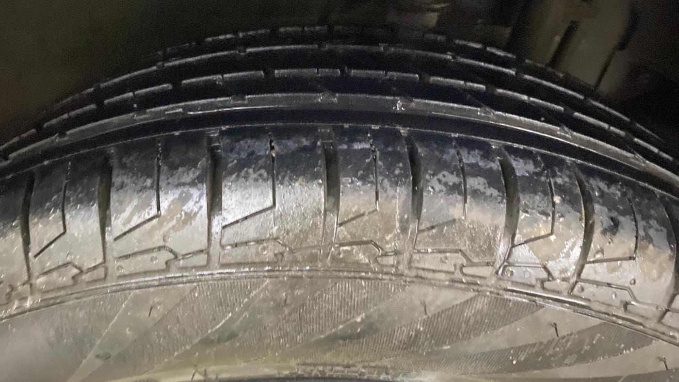 2022 Tata NEXON XZA PLUS (O) PETROL, Petrol, Automatic, 96,886 km, Left Rear Tyre Tread