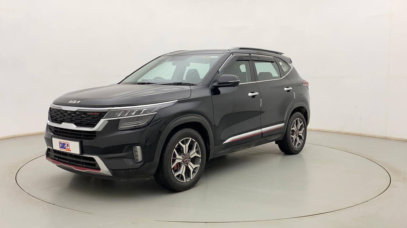 2022 KIA SELTOS GTX PLUS 1.5 DIESEL AT, CNG, Automatic, 21,050 km, Left Front Diagonal