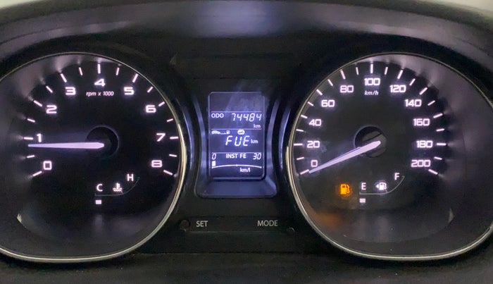 2019 Tata TIAGO NRG PETROL, Petrol, Manual, 74,452 km, Odometer Image