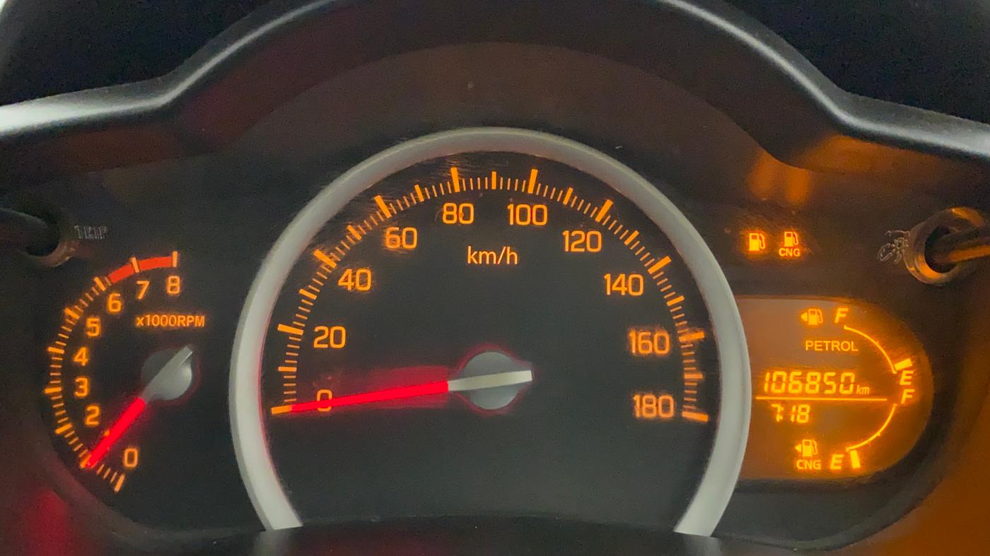 2018 Maruti Celerio VXI CNG, CNG, Manual, 1,06,848 km, Odometer Image
