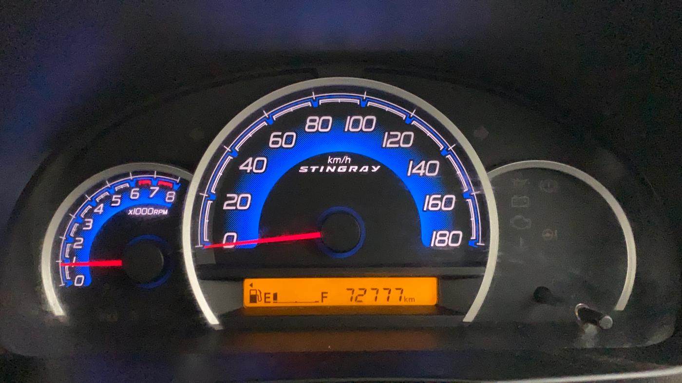 2013 Maruti Wagon R Stingray VXI, Petrol, Manual, 72,777 km, Odometer Image