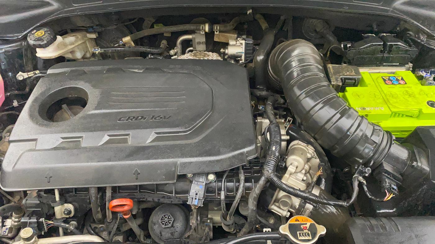 2022 Hyundai ALCAZAR PLATINUM 1.5 MT 7STR, Diesel, Manual, 80,428 km, Engine View