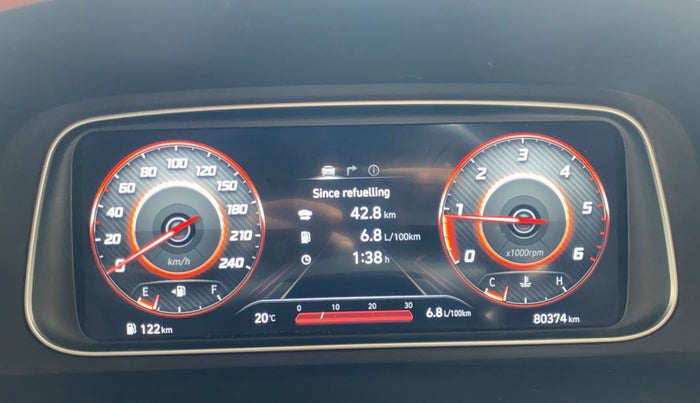 2022 Hyundai ALCAZAR PLATINUM 1.5 MT 7STR, Diesel, Manual, 80,331 km, Odometer Image