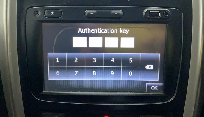2017 Renault Duster RXS CVT, Petrol, Automatic, 80,423 km, Infotainment System