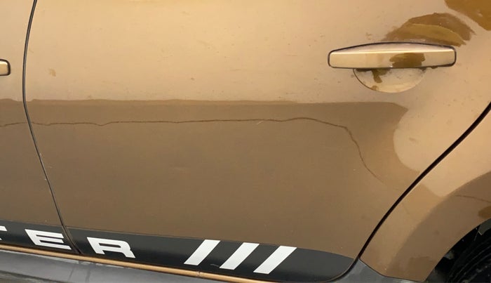 2017 Renault Duster RXS CVT, Petrol, Automatic, 80,423 km, Rear left door - Slightly dented