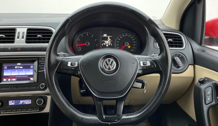2017 Volkswagen Polo HIGHLINE1.2L PETROL, Petrol, Manual, 44,066 km, Steering Wheel Close Up
