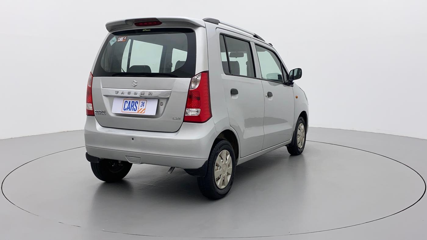2013 Maruti Wagon R 1.0 LXI CNG, CNG, Manual, 1,15,002 km, Right Back Diagonal