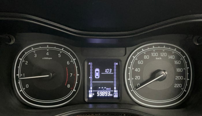 2020 Maruti Vitara Brezza LXI, Petrol, Manual, 59,889 km, Odometer Image