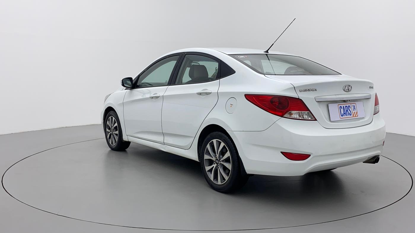 2013 Hyundai Verna FLUIDIC 1.6 CRDI SX, Diesel, Manual, 1,15,113 km, Left Back Diagonal