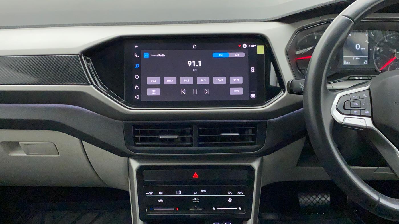 2021 Volkswagen TAIGUN HIGHLINE 1.0 TSI AT, Petrol, Automatic, 8,581 km, Air Conditioner