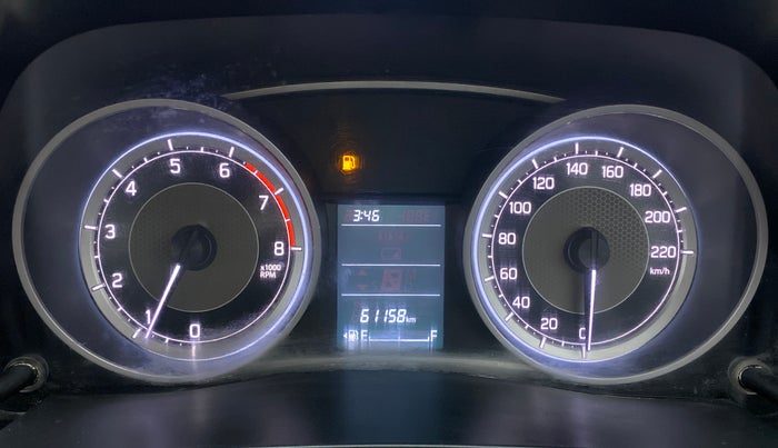 2017 Maruti Dzire VXI, Petrol, Manual, 61,158 km, Odometer Image
