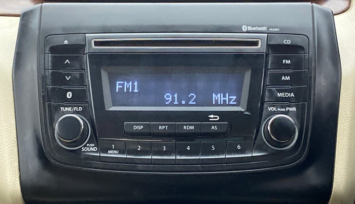 2017 Maruti Dzire VXI, Petrol, Manual, 61,158 km, Infotainment System