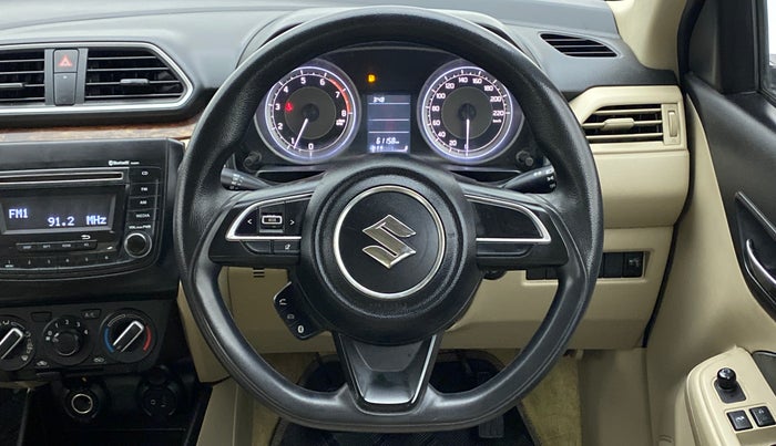 2017 Maruti Dzire VXI, Petrol, Manual, 61,158 km, Steering Wheel Close Up