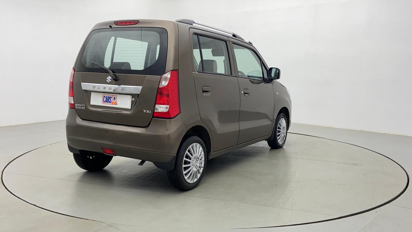 2016 Maruti Wagon R 1.0 VXI, Petrol, Manual, 43,322 km, Right Back Diagonal (45- Degree) View