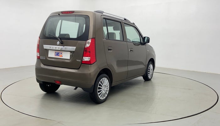 2016 Maruti Wagon R 1.0 VXI, Petrol, Manual, 43,322 km, Right Back Diagonal (45- Degree) View