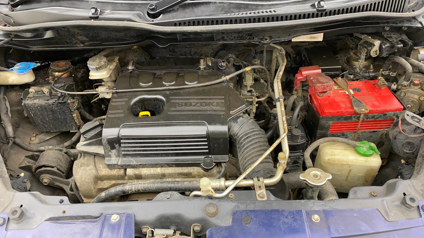 2018 Maruti Wagon R 1.0 LXI CNG, CNG, Manual, 29,874 km, Engine View