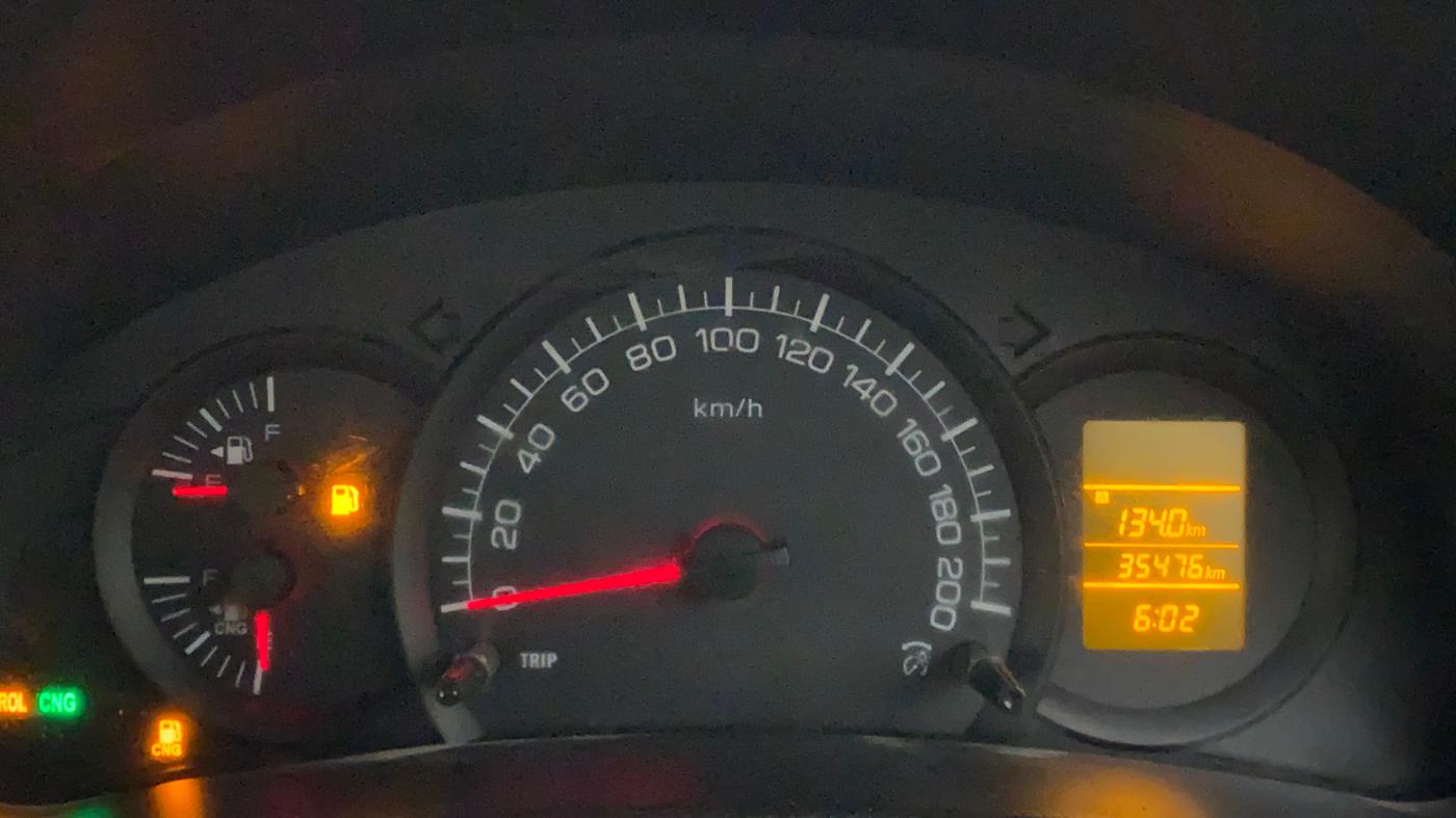 2021 Maruti Swift Dzire TOUR S-CNG, CNG, Manual, 35,476 km, Odometer Image