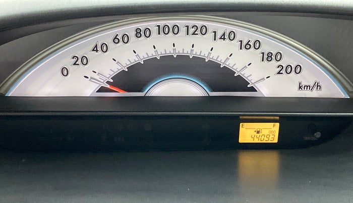 2011 Toyota Etios Liva G, Petrol, Manual, 44,093 km, Odometer Image
