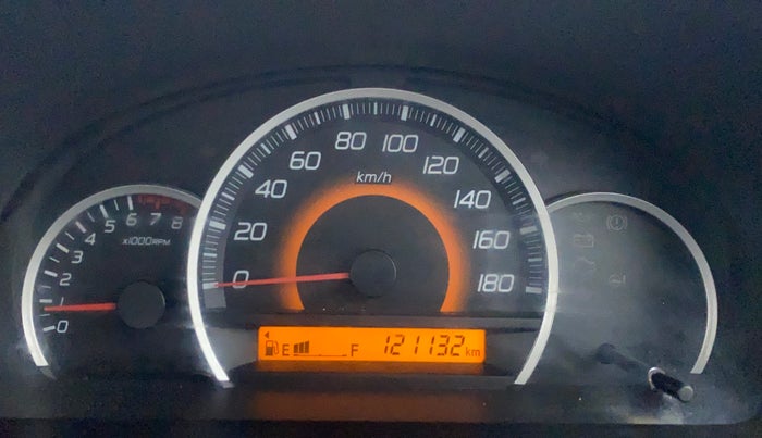 2015 Maruti Wagon R 1.0 VXI, Petrol, Manual, 1,21,130 km, Odometer Image