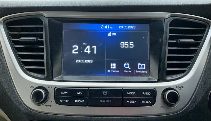 2017 Hyundai Verna 1.6 VTVT SX (O) AT, Petrol, Automatic, 69,690 km, Infotainment System