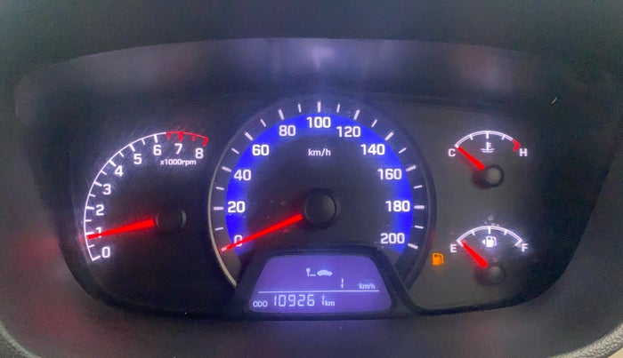 2014 Hyundai Xcent S (O) 1.2, Petrol, Manual, 1,09,221 km, Odometer Image