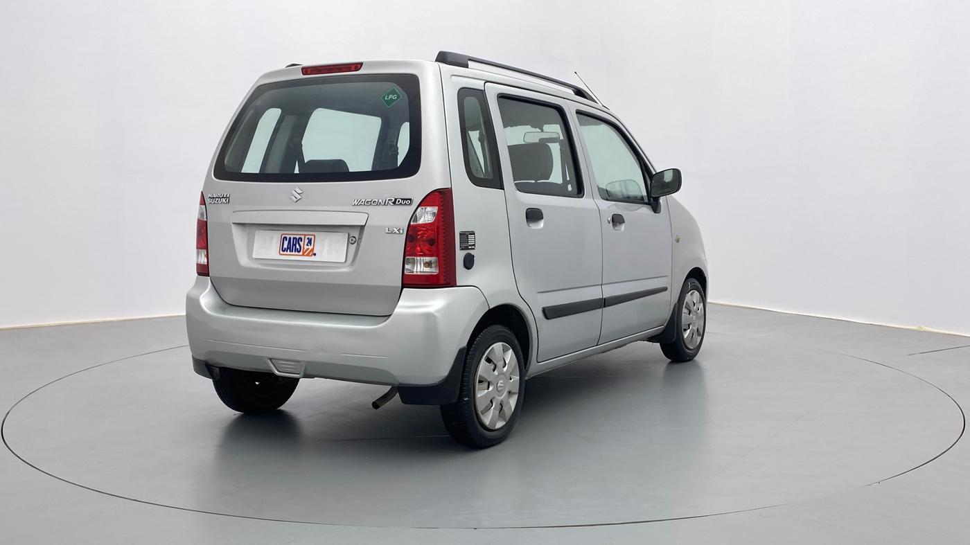 2008 Maruti Wagon R Duo LXI LPG, LPG, Manual, 1,01,218 km, Right Back Diagonal