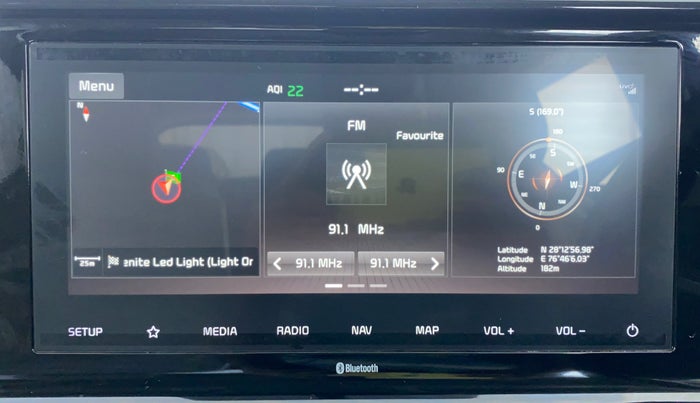 2020 KIA SELTOS HTX+ AT PETROL, Petrol, Automatic, 33,638 km, Infotainment System