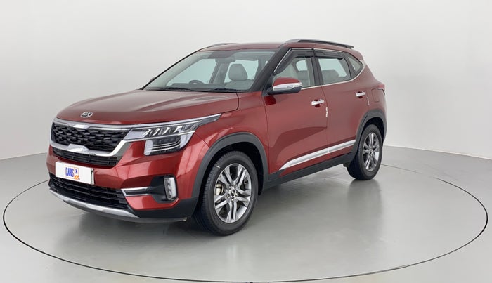 2020 KIA SELTOS HTX+ AT PETROL, Petrol, Automatic, 33,638 km, Left Front Diagonal