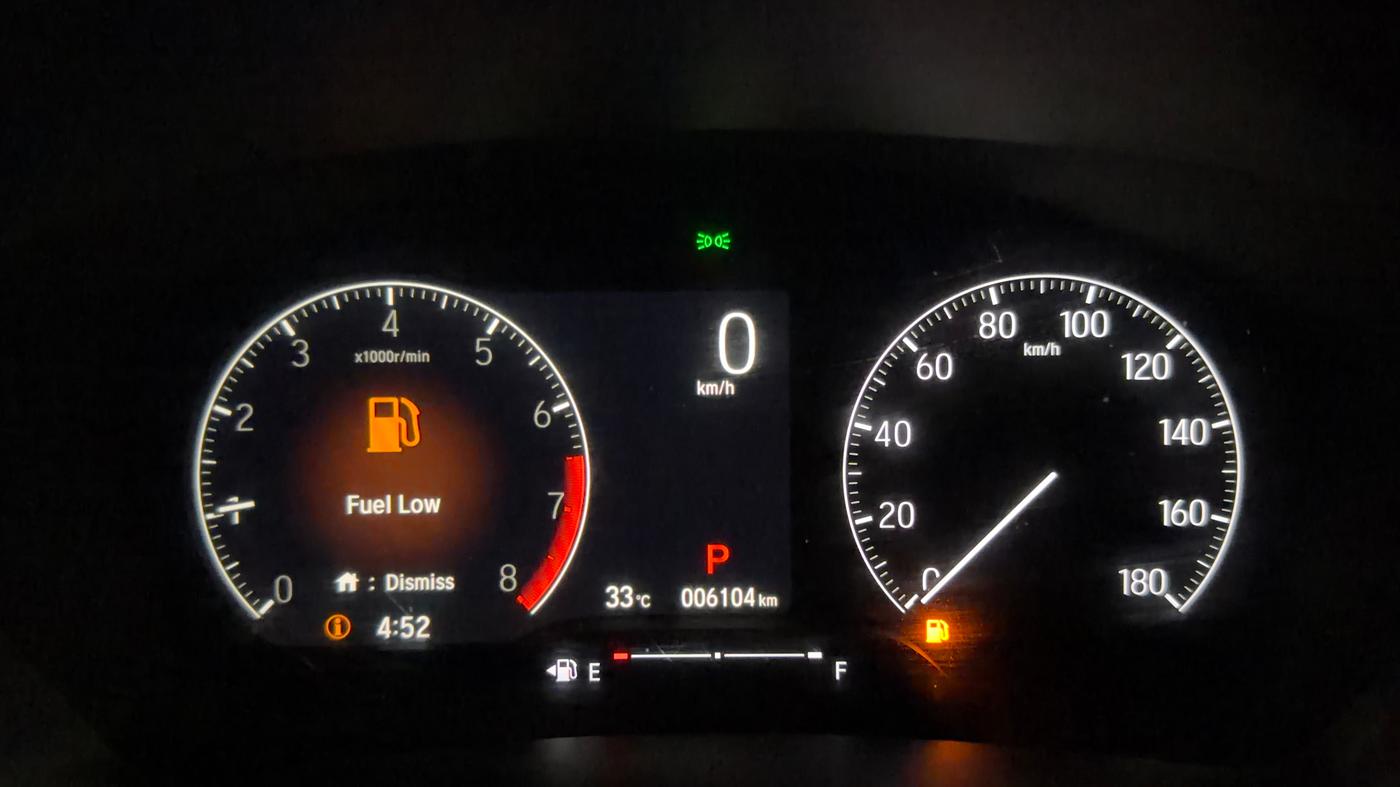 2025 Honda Amaze 1.2L I-VTEC VX CVT, Petrol, Automatic, 6,103 km, Odometer Image