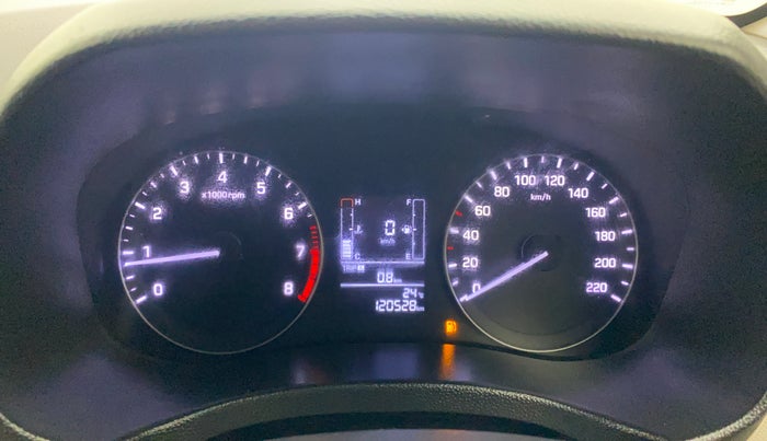 2016 Hyundai Creta SX PLUS 1.6 PETROL, Petrol, Manual, 1,20,527 km, Odometer Image