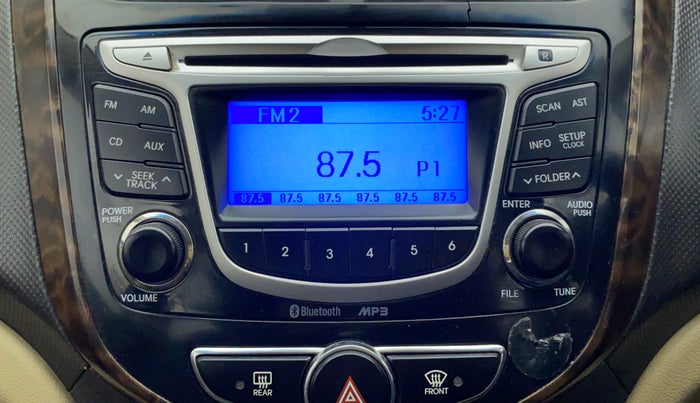 2014 Hyundai Verna FLUIDIC 1.6 VTVT SX, Petrol, Manual, 69,505 km, Infotainment System